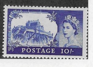 GB #311 10sh Queen Elizabeth (MNH) CV $80.00