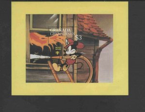 Grenada Grenadines MNH S/S 359 Disney's Fireman Mickey Mouse 1979