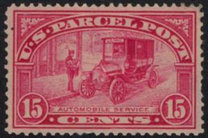 US #Q7 SCV $175 15c Carmine, mint hinged, extremely well centered,  CHOICE GE...