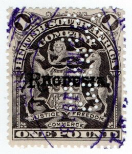 (I.B) Rhodesia/BSAC Revenue : Duty Stamp £1