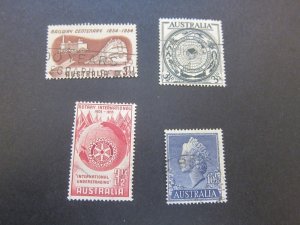 Australia 1954 Sc 275-76,278-9 FU 