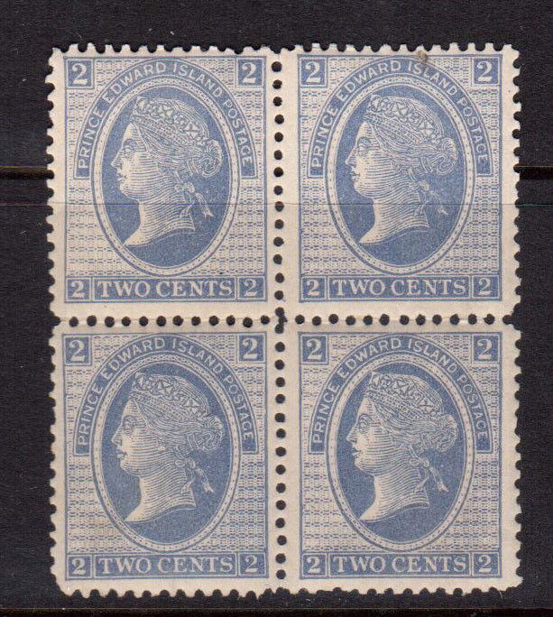 Prince Edward Island #12 Mint Fine - Very Fine Never Hinged Block