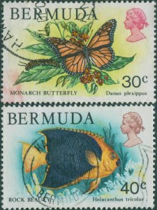 Bermuda 1978 SG397-398 Butterfly Fish FU