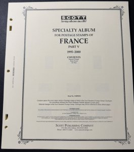 Scott France 1995-2000 Album Pages (310FRN5) - No Stamps
