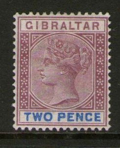 Gibraltar 1899 QV 2d Sc 13 MH