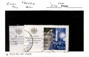 Germany, Postage Stamp, #2042c (2 Ea) Used, 1999 Federal Republic (AH)