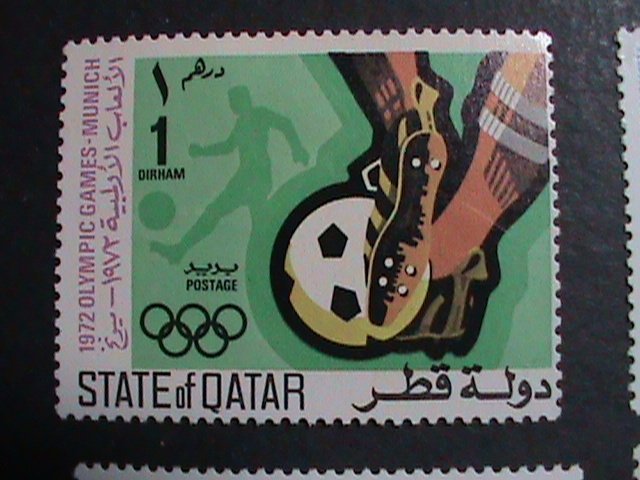 ​QATAR-1972 SC#303-7-20TH OLYMPIC GAMES-MUNICHMINT VF  WE SHIP TO WORLD WIDE.