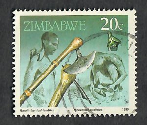 Zimbabwe #621 used single