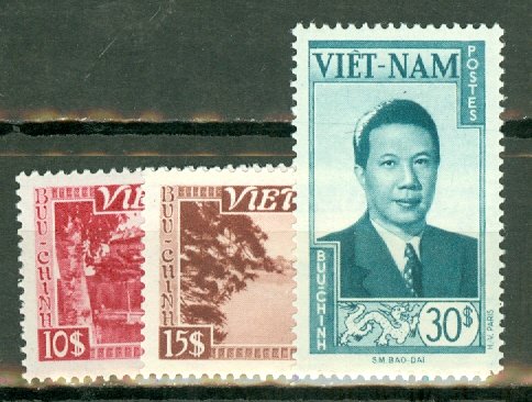 BD: Vietnam 1-13 mint CV $93; scan shows only a few