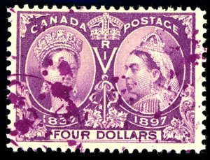 Canada #64 USED PURPLE CANCEL