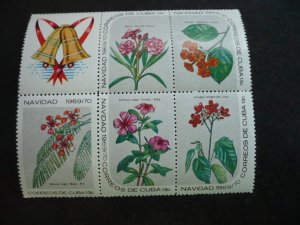 Stamps - Cuba - Scott# 1468a,1473a,1478a - Mint Hinged Set of 3 Sheets