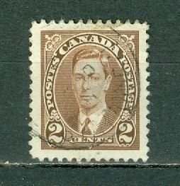 CANADA 1937 GEO VI    #232 VERY FINE USED