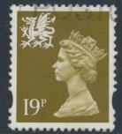 Great Britain Wales  SG W70 SC# WMMH58 Used  see details 1 center band offset 