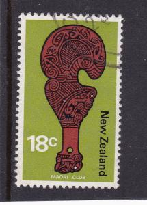 New Zealand the 18c fron 1970 with Inverted watermark used