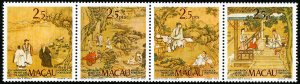 Macau Stamps # 508-11 MNH Strip Of 4 Scott Value $30.00