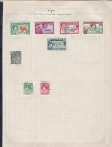 papua pitcairn islands queensland stamps page ref 17399