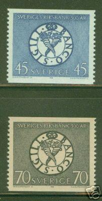 SWEDEN Coil Stamps Scott 776-7 MNH**