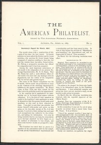 Doyle's_Stamps: APS Members' Delight- The American Philatelist Volume 1, No. 4