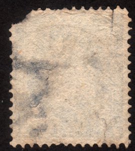 1856, Norway, 4sk, Used, Sc 4, damaged