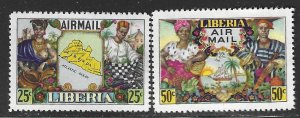 Liberia C63-C64  Mint