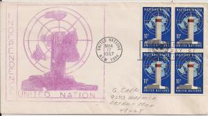 U.N NEW YORK Scott #166