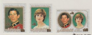 Aitutaki Scott #B35-B36-B37 Stamps - Mint NH Set