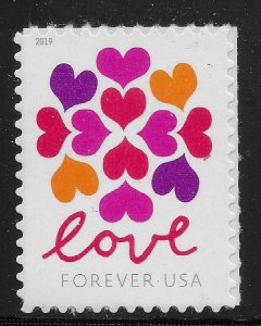 US Scott #5339, Single 2019 Love VF MNH
