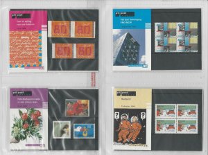 Netherlands Davo PTT Album, Mint NH Stamps & Sets, 17 Hingless Pages, 1999-00