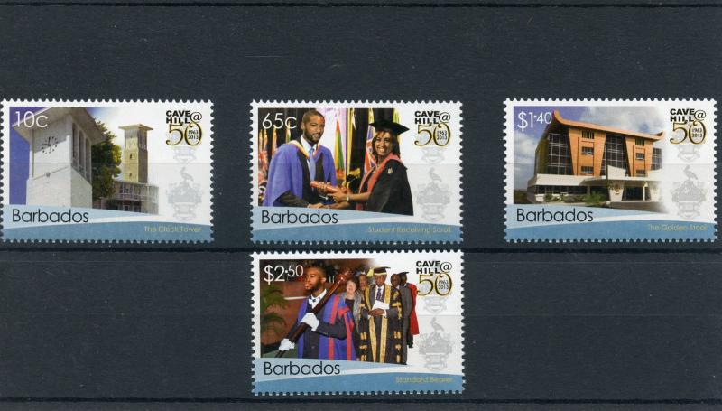 Barbados 2014 MNH West Indies University Cave Hill 50th Anniv 4v Set Education 