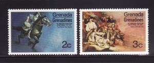 Grenada Grenadines 93-94 MNH American Revolution