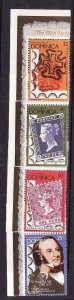 Dominica-Sc#608-11-unused NH set-Rowland Hill-Stamp on Stamp-id2-1979-