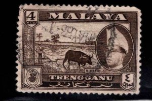 Malaya Trengganu Scott 77 Used  stamp