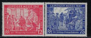 Germany AM Post Scott # 580 - 581, mint nh