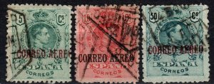 Spain #C1-2, C4  F-VF Used CV $7.50  (X5669)