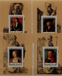 Chad 354-57 MNH s/s Painting/Durer