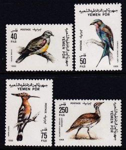 Yemen People's Democratic Republic 413-416 Birds MNH VF