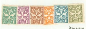 Malta #J11-13/J15-17 Unused Single