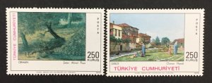 Turkey 1972 #1909-10, Paintings, MNH.