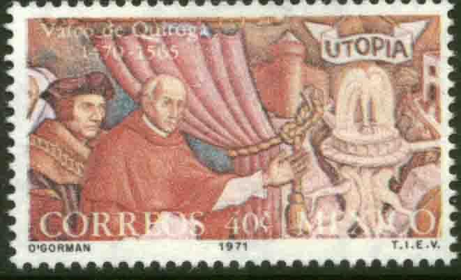 MEXICO 1032 500th Anniv of the birth of Vasco de Quiroga MINT, NH. VF.