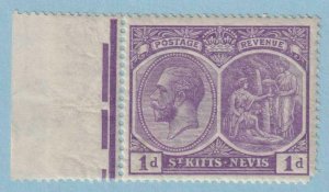 ST KITTS-NEVIS 39  MINT NEVER HINGED OG ** PERF FAULT - VERY FINE! - SES