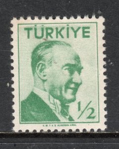 Turkey  Scott#  1226  used   single