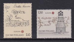 Finland    #621-622   MNH  1979  Europa  postal history