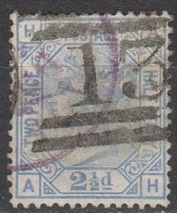 Great Britain #68 Plate 19  F-VF Used CV $65.00  (A12208)