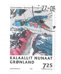 Greenland  Postage Stamp - 2005- Mapping of Greenland Completion SG481 # 1698