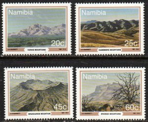 Namibia Sc #698-701 MNH