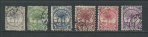 Samoa 1895 various values used to 2/6d
