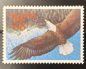 US#2542 PSE Certified Superb 98 Mint OGnh Eagle Multicolored