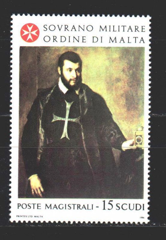 Order of Malta. 1986. 256. Painting, paintings. MNH.