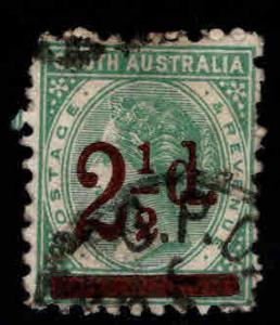 South Australia Scott 94 Used surcharged stamp