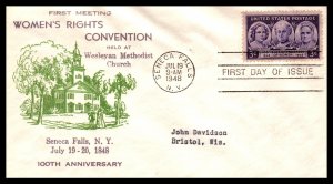 US 959 Progress For Women Cachet Bronesky Typed FDC